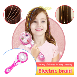 اسباب بازی لوازم آرایشی دستگاه بافت مو کوچک با نخ رنگی BRAIDED HAIR MACHINE_اسباب بازی